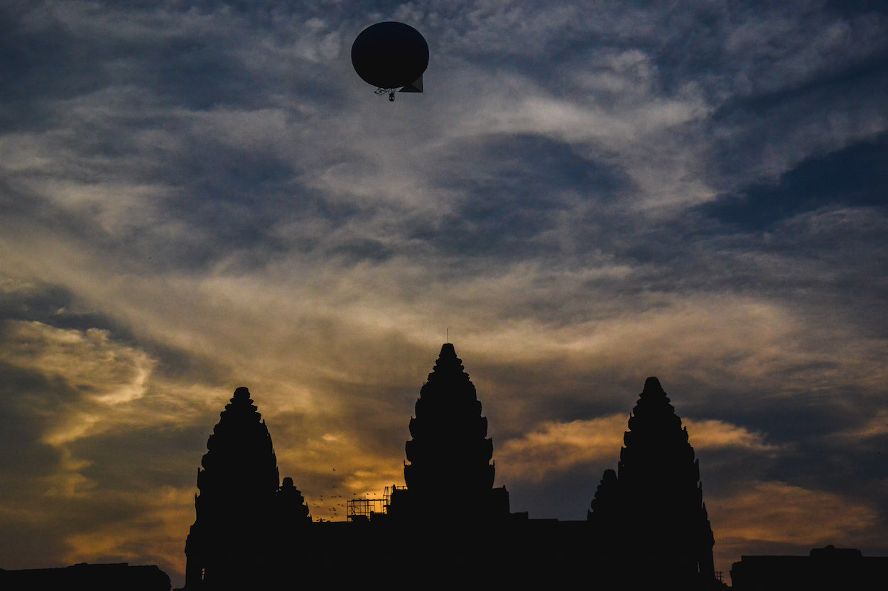 Sonnenuntergang-Angkor-Wat-Kambodscha