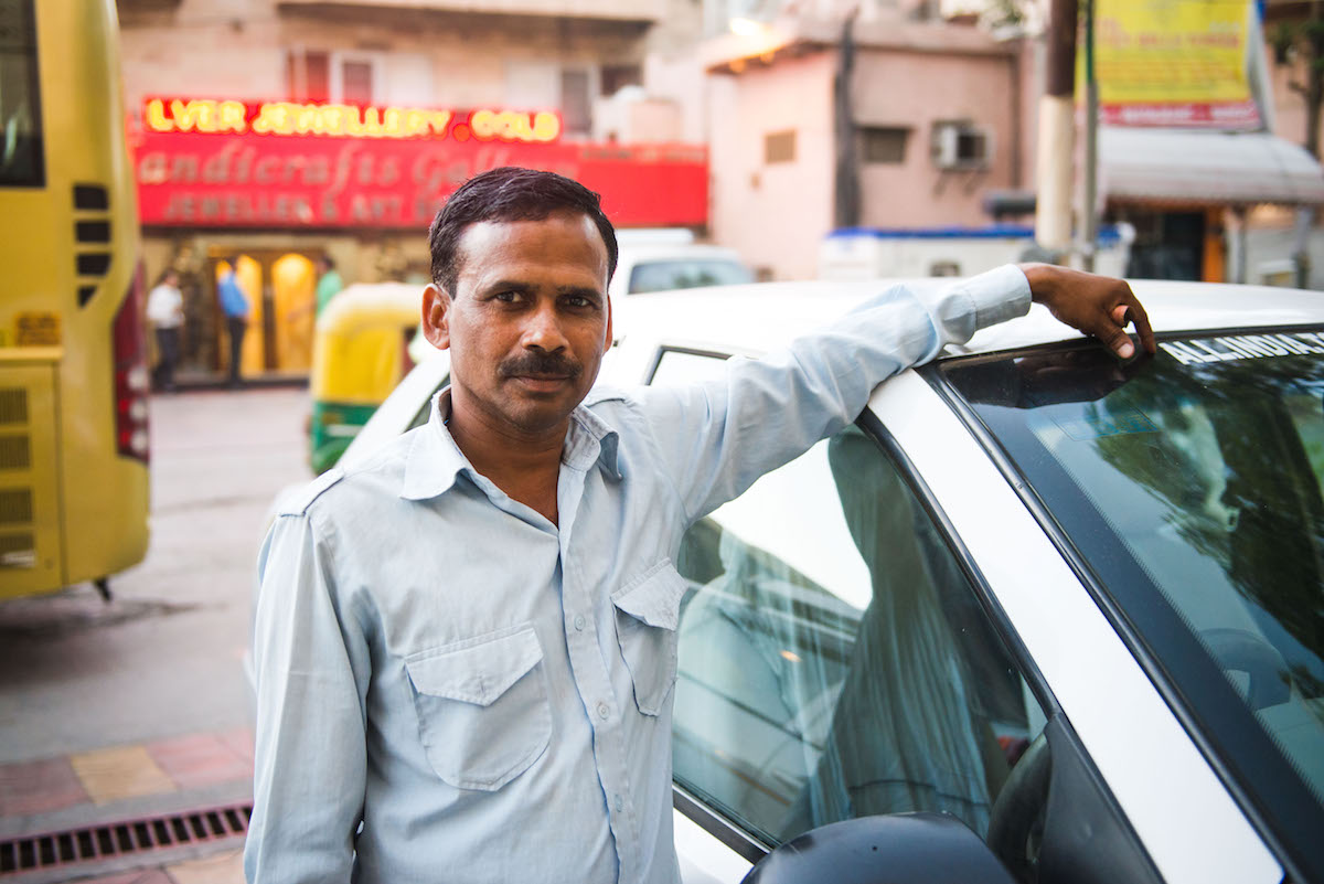 Taxifahrer-Agra
