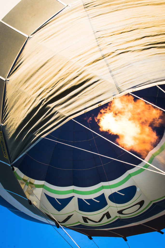 Heißluftballon Feuer