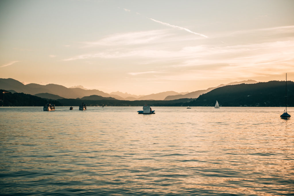 Sonnenuntergang Wörthersee