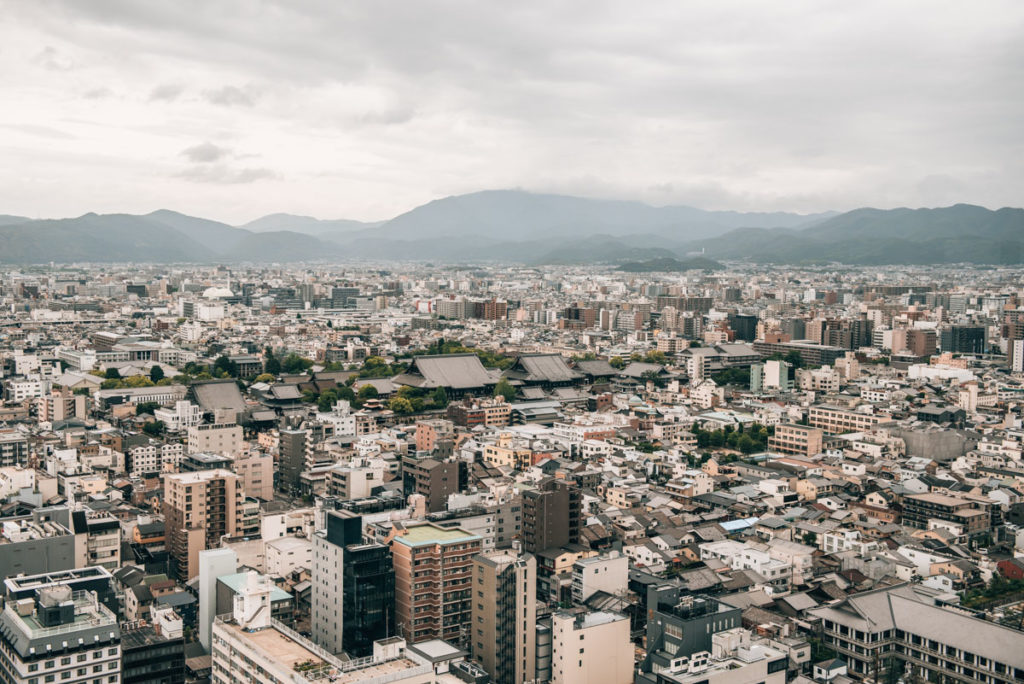 Kyoto Tower Ausblick