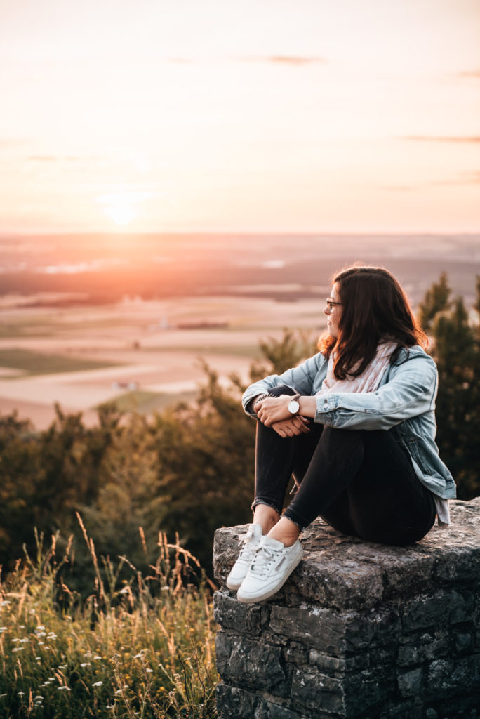 Schwanberg Sonnenuntergang