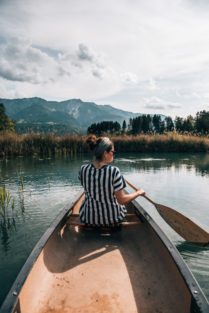 Schilf Mäander Faaker See