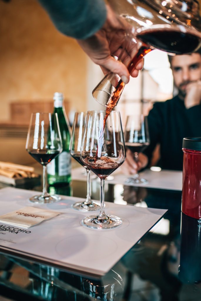 Wine tasting Montalcino