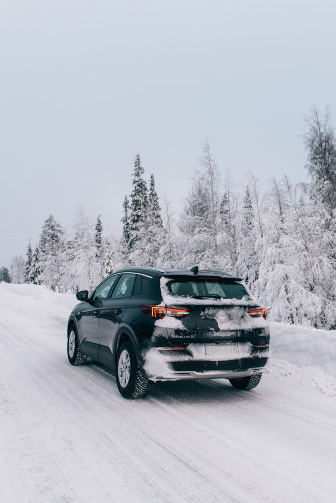 Finnland Winter Autofahren