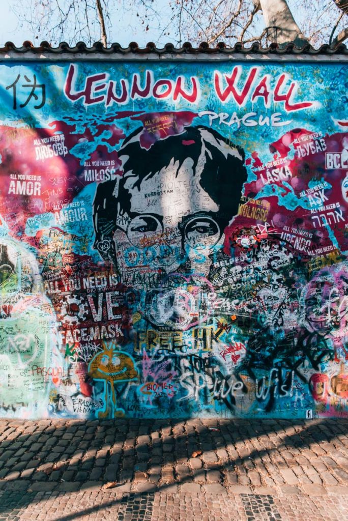 John Lennon Wall Prag