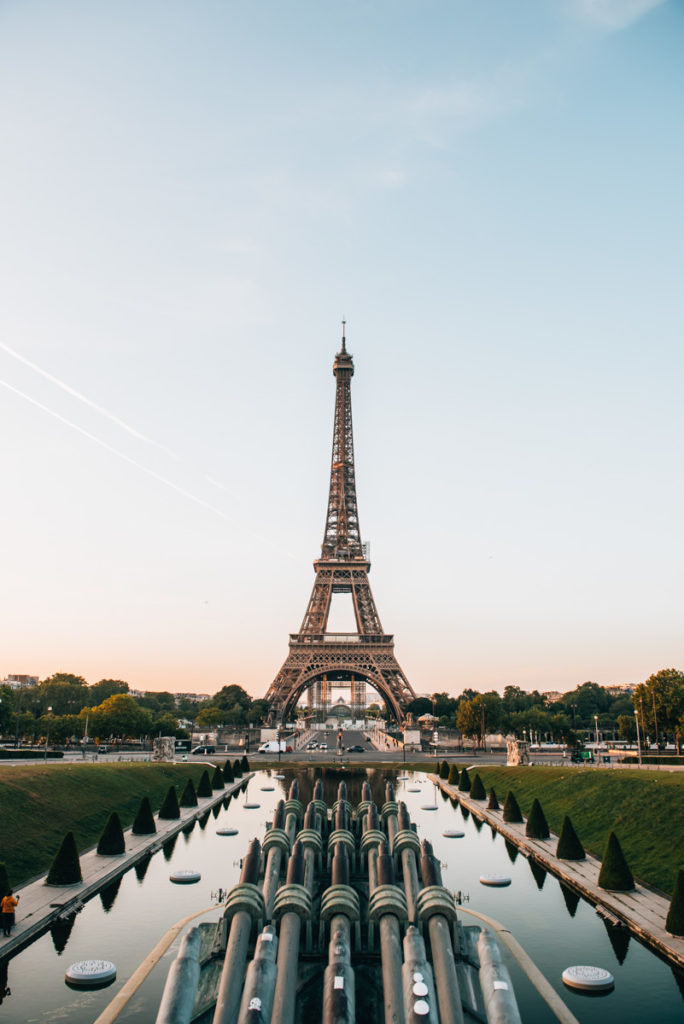 Paris Trocadero Sonnenaufgang