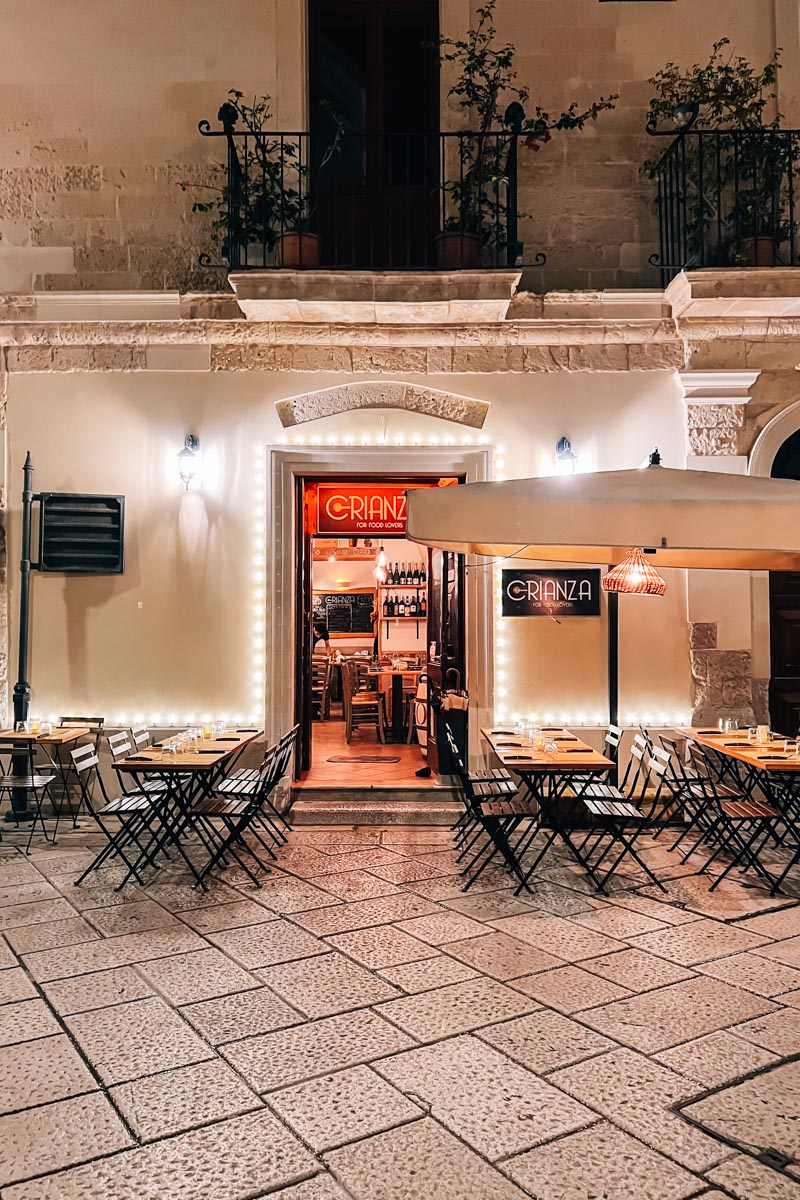 Lecce Restaurant Tipps