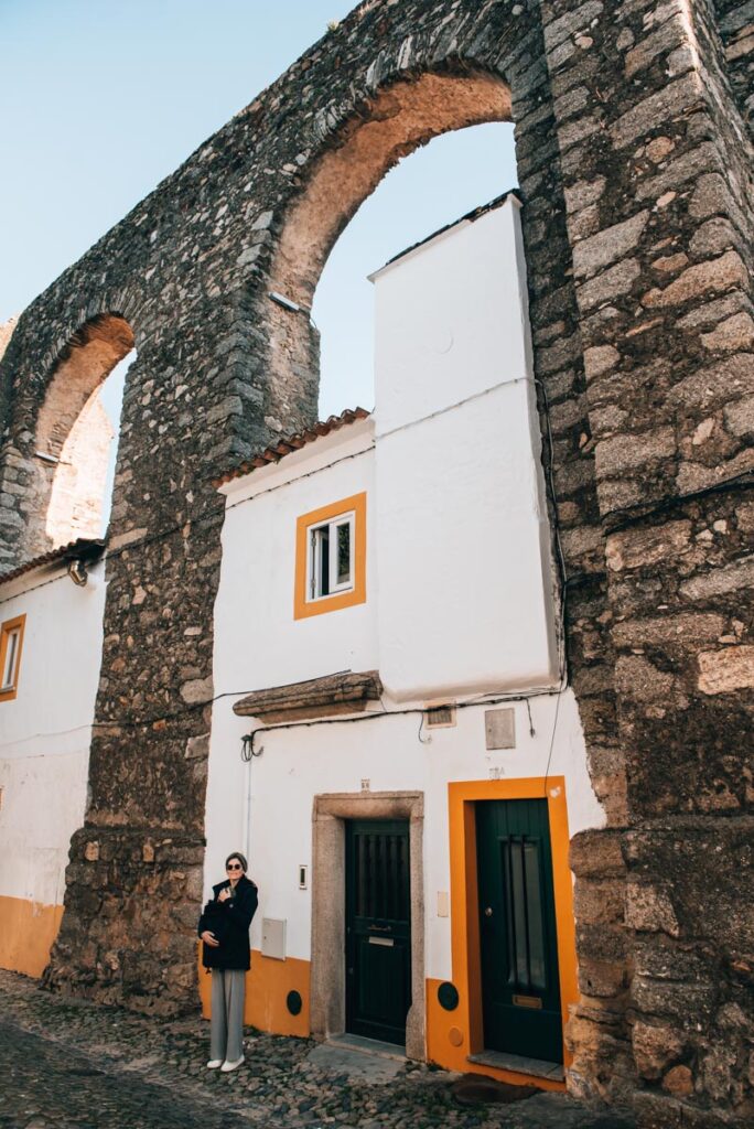 Evora Aqueduct Houses