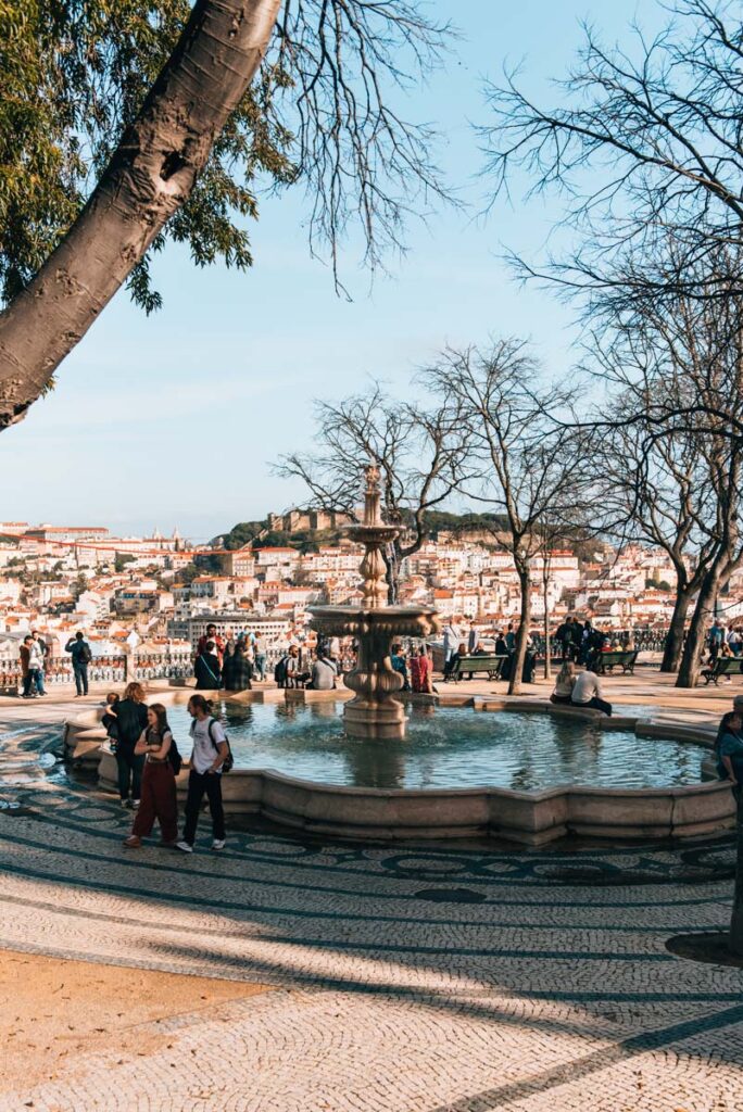 Lissabon Miradouro Sao Pedro de Alcantara