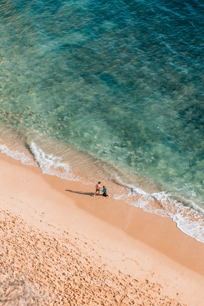Praia da Marinha swimming