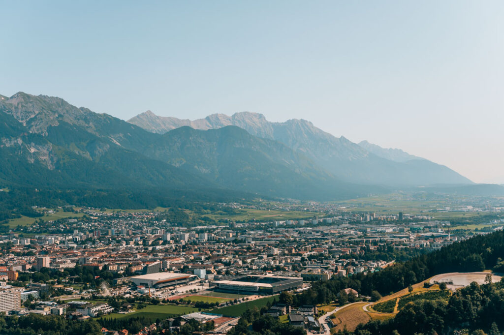 Bergisel Innsbruck Ausblick