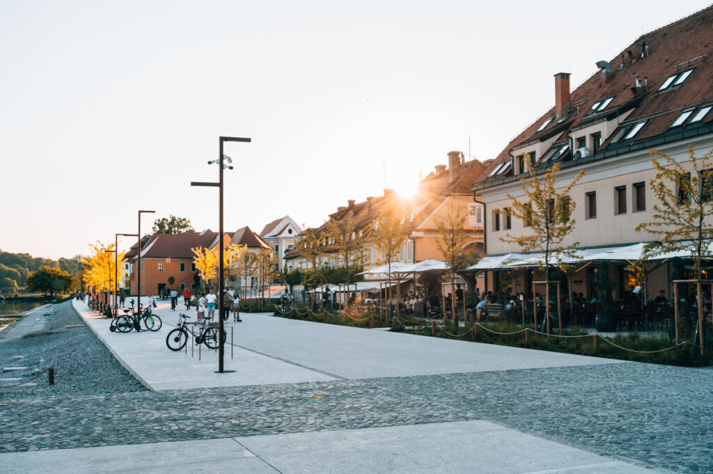 Maribor Sonnenuntergang