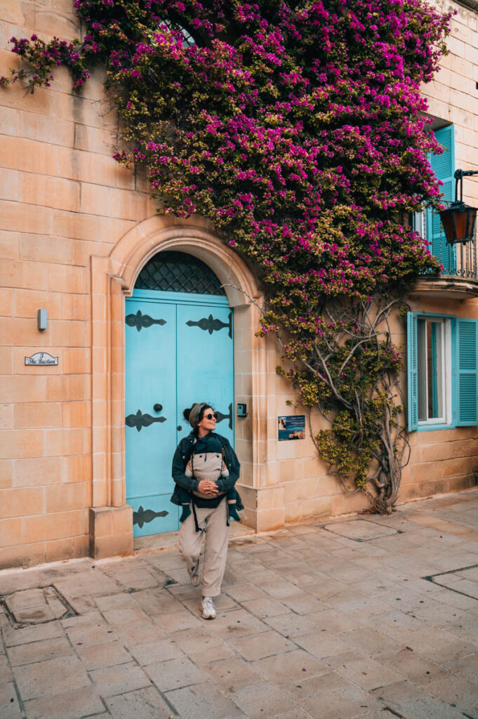 Malta Mdina Blaue Türe