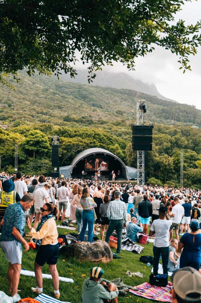 Kapstadt Kirstenbosch Konzert