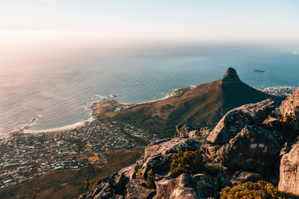 Kapstadt Tafelberg Sonnenuntergang