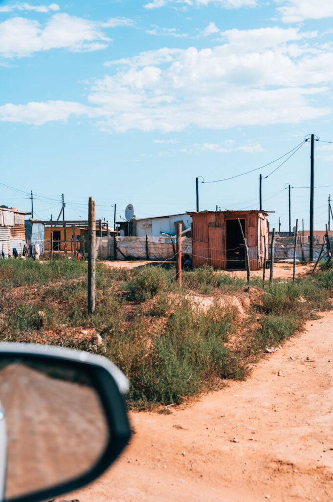 Südafrika Autofahren Townships