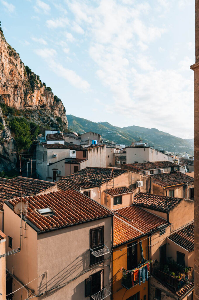Cefalu Kathedrale Aussicht