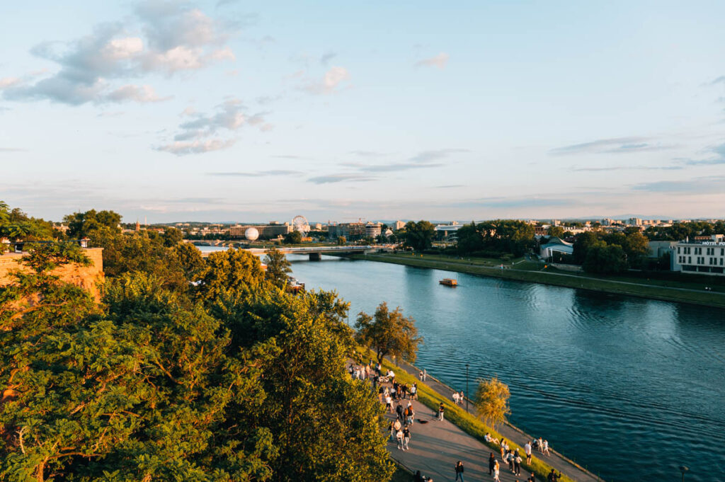 Krakau Wawel Ausblick