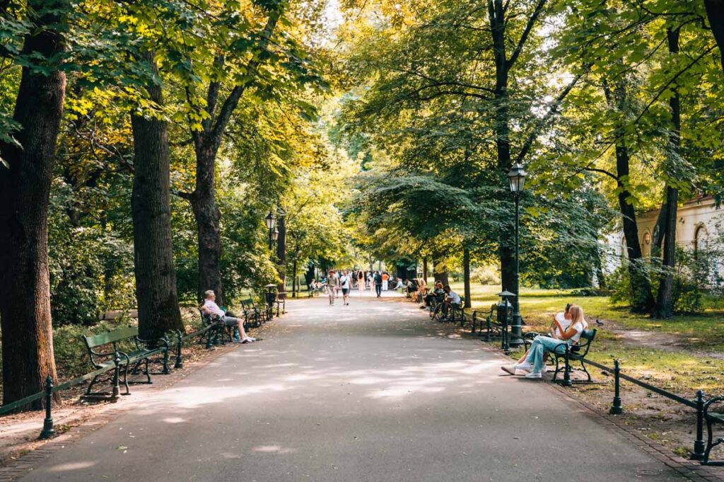 Planty Stadtpark Krakau