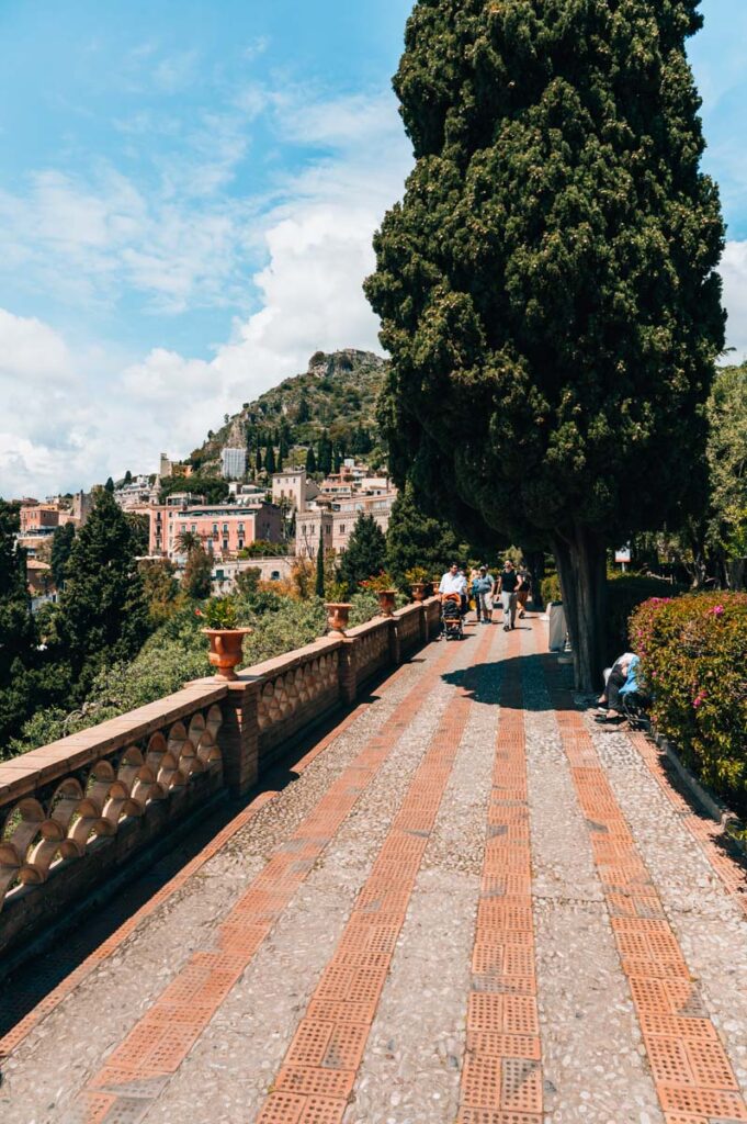 Taormina Sizilien Villa Comunale