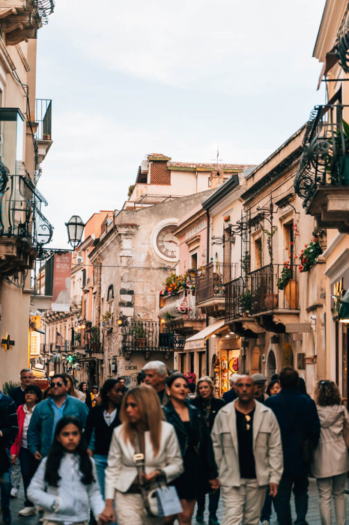 Taormina Überlaufen