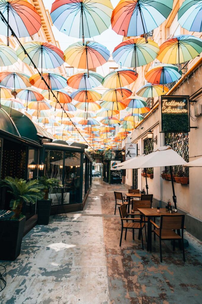 Bukarest Regenschirmstraße