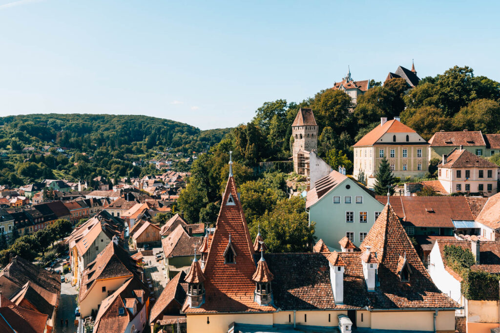 Sighisoara Stundturm Aussicht