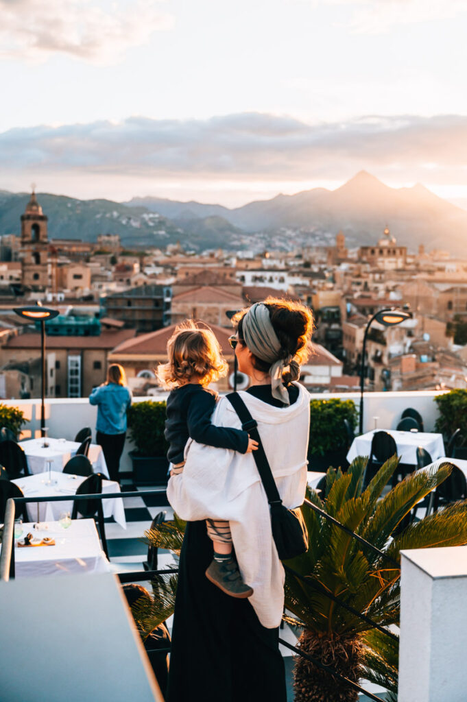 Palermo mit Kleinkind