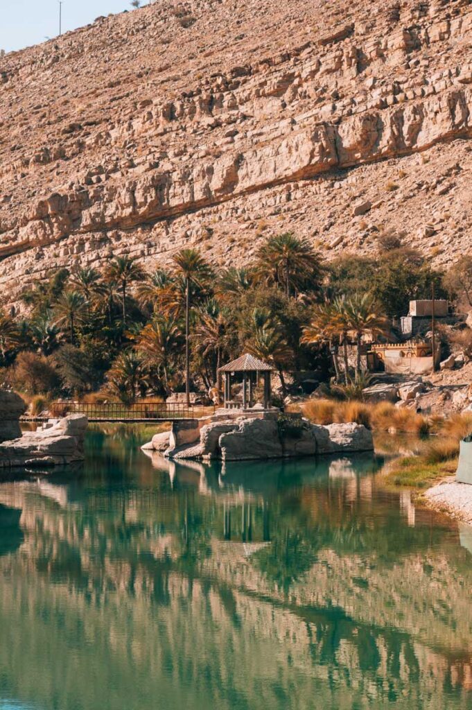 Wadi Bani Khalid Baustelle