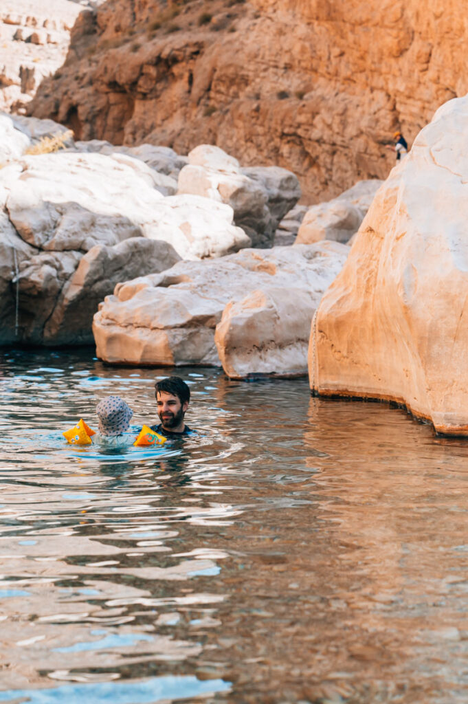 Wadi Bani Khalid Schwimmen