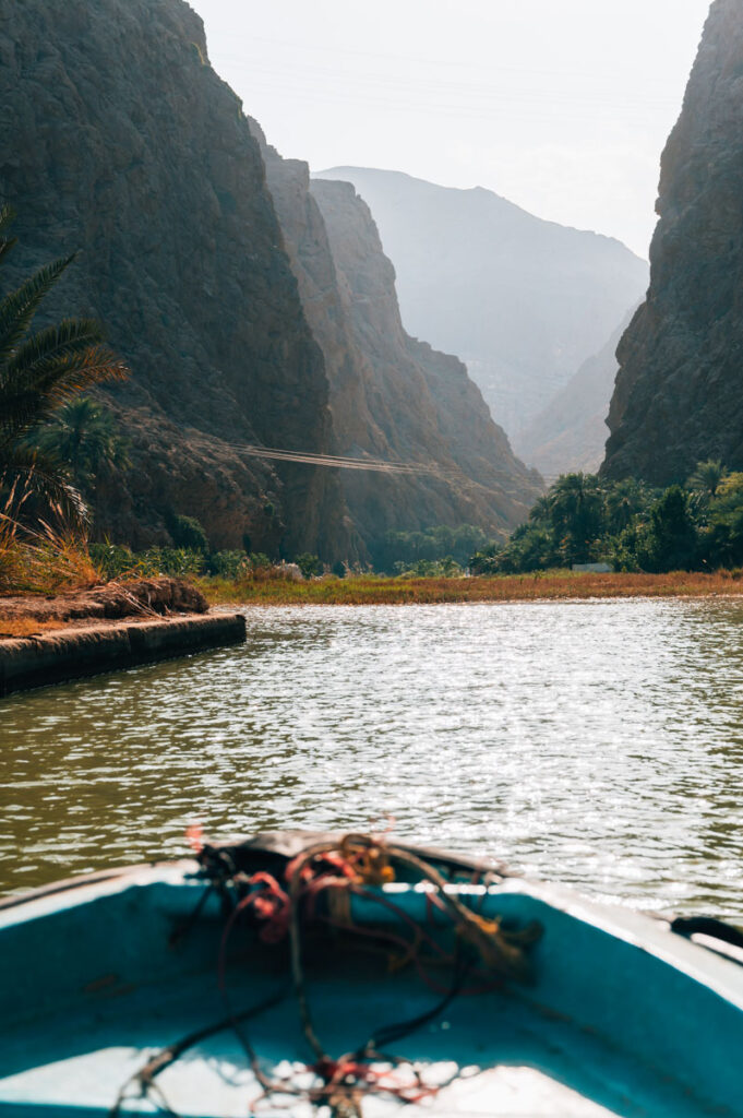 Wadi Shab Parkplatz