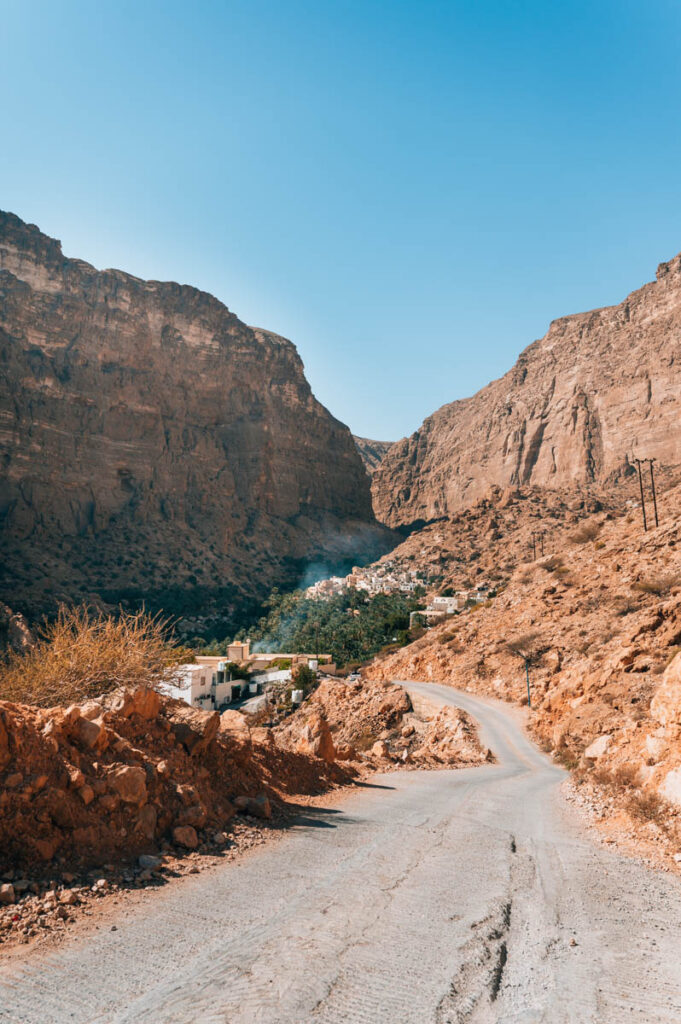 Wadi Tiwi Straße
