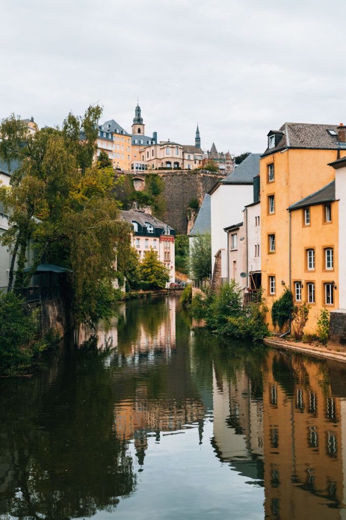 Ausblick von der Steinbrücke (Pont du Grund)